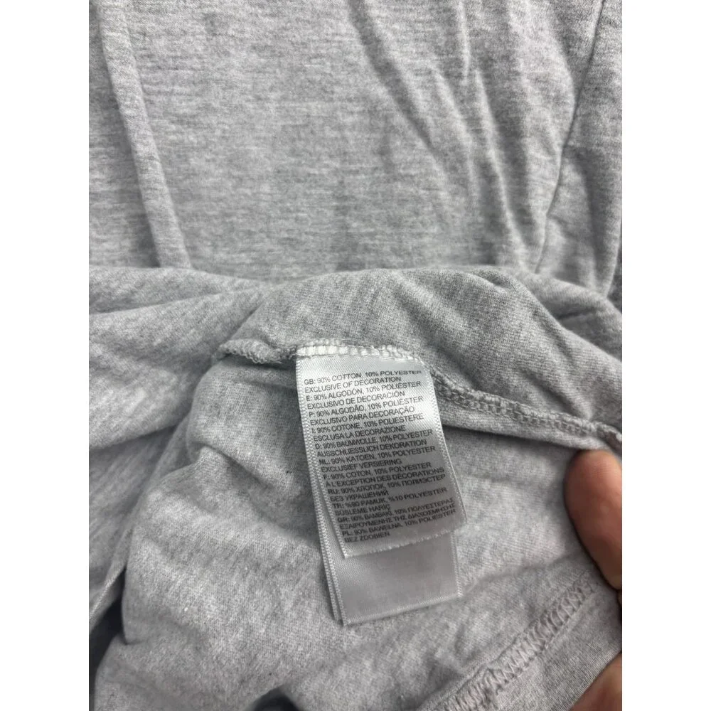 The North‎ Face Shirt Mens XL Gray Long Sleeve Graphic Tee Tagless Lightweight